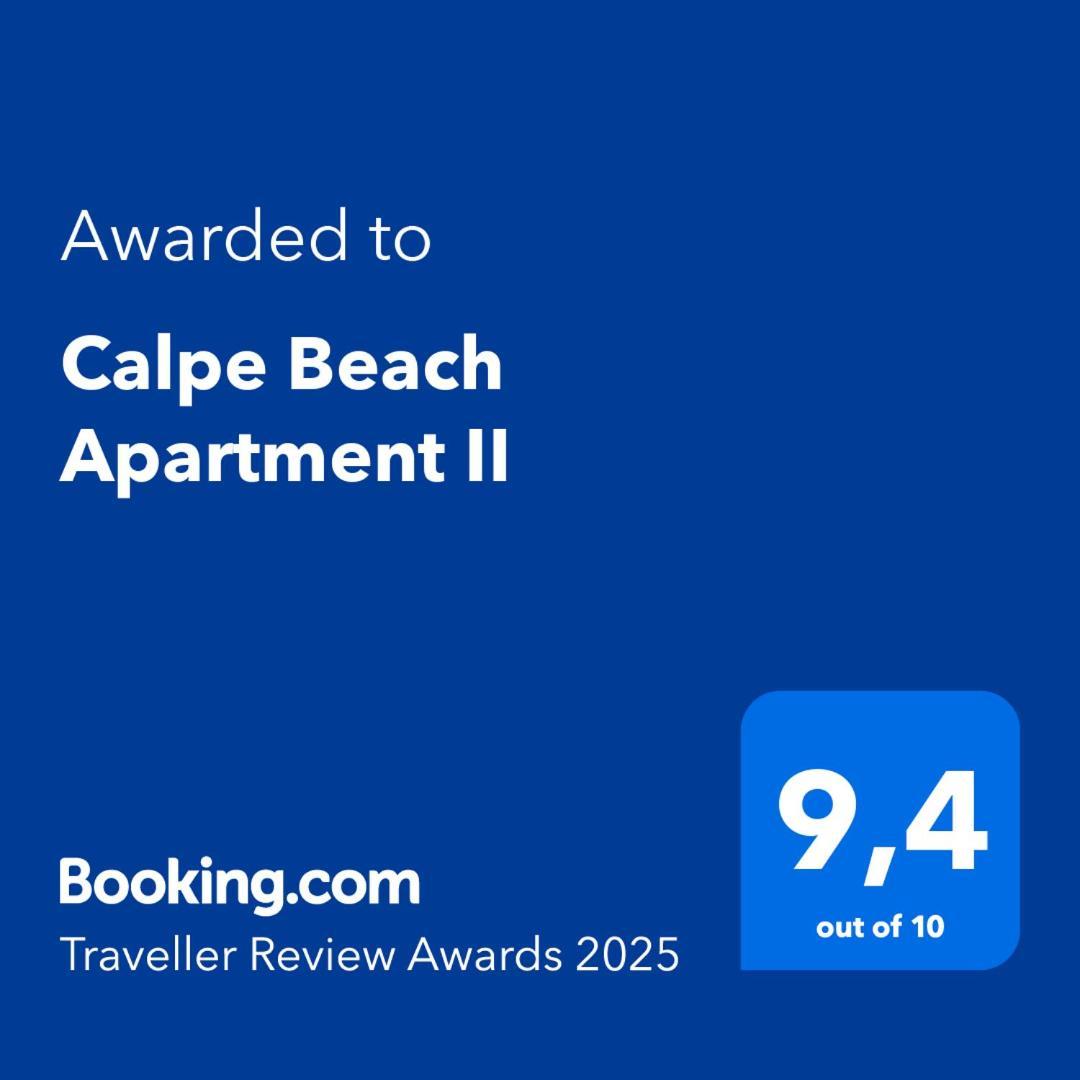 Calpe Beach Apartment II Turquesa Beach Ifach ภายนอก รูปภาพ